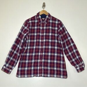 L.L Bean Women’s  Size Small Plaid‎ Flannel.